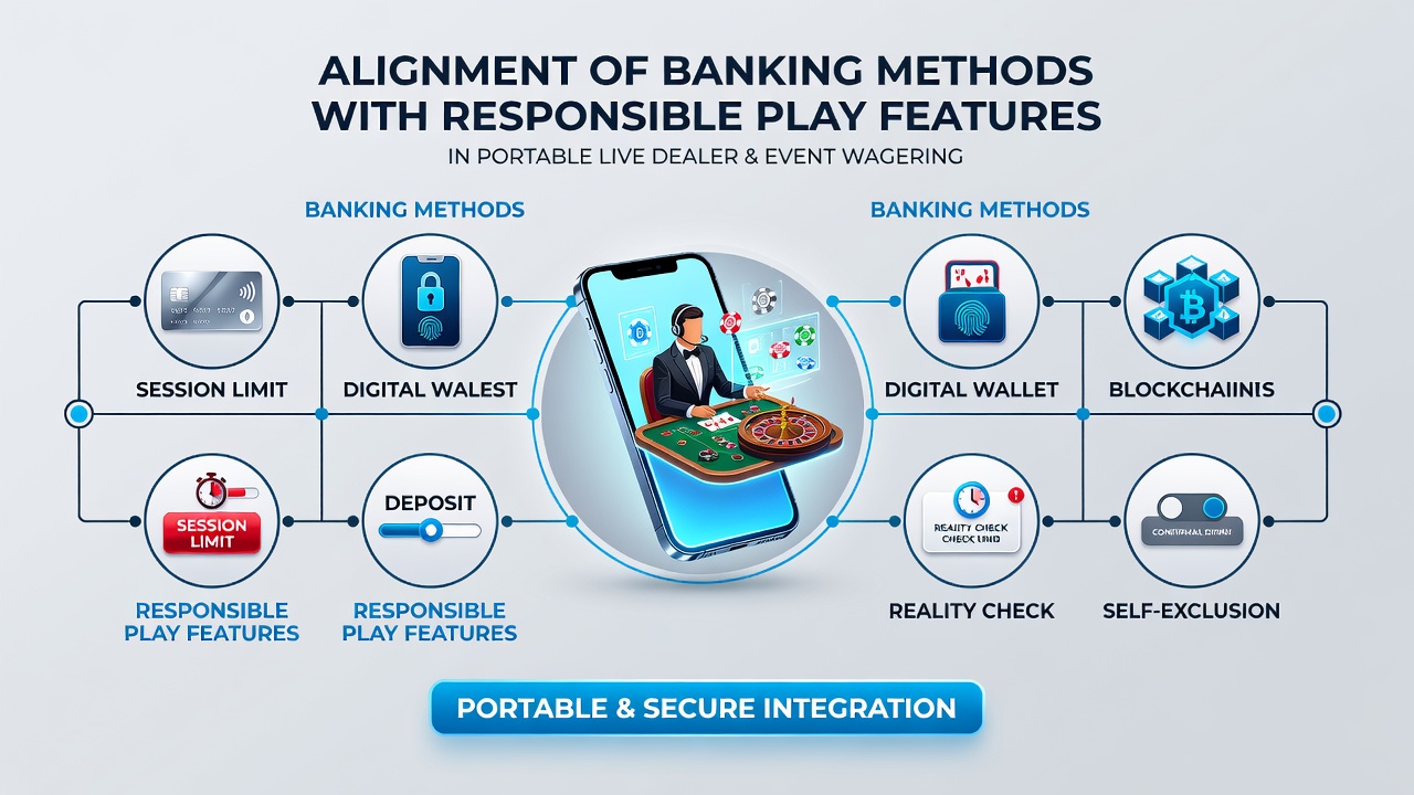 Diagram illustrating how banking integrations connect to limit tools in wagering applications
