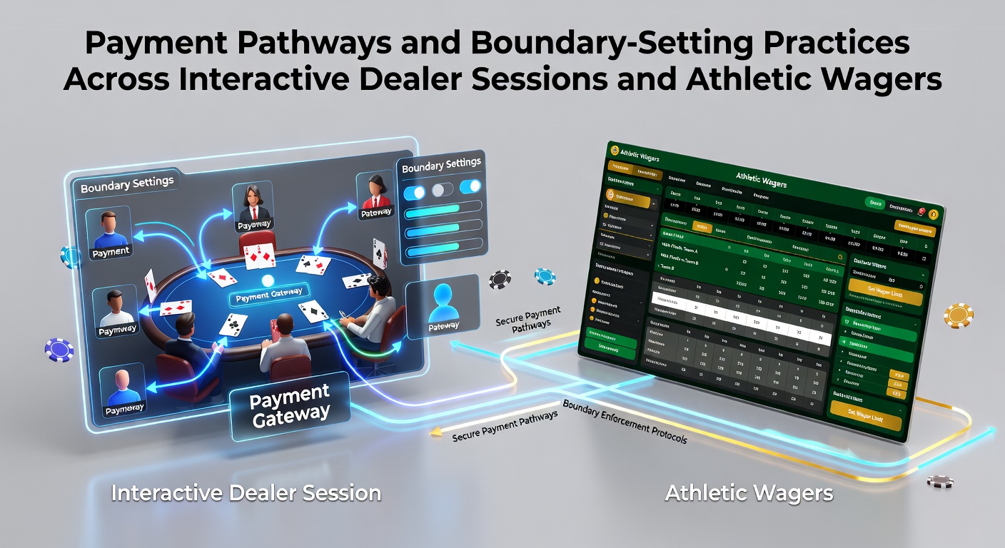 Illustration of payment pathways in live dealer and sports betting environments